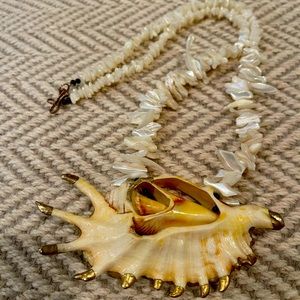 Spectacular Shell and MOP Necklace